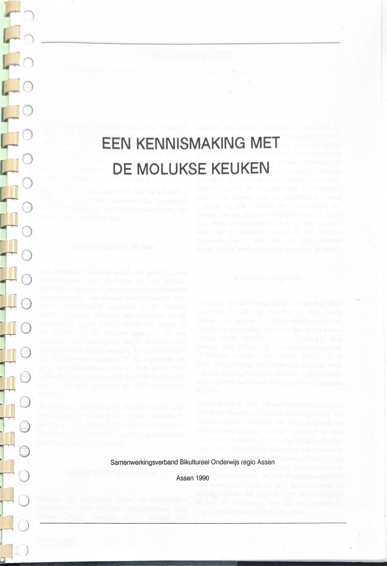 Oorspronkelijke scan uit Een kennismaking met de Molukse keuken