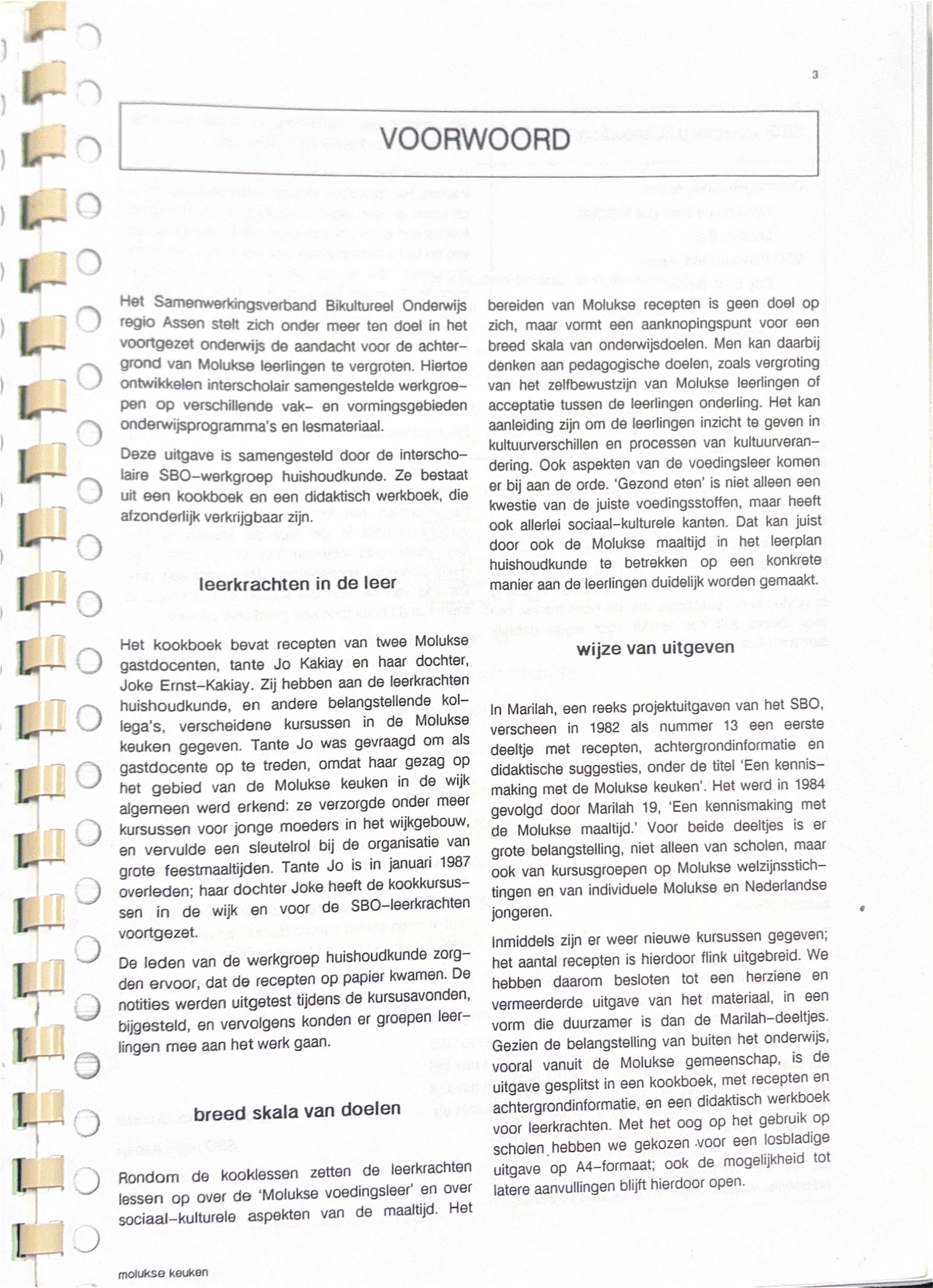 Oorspronkelijke scan uit Een kennismaking met de Molukse keuken