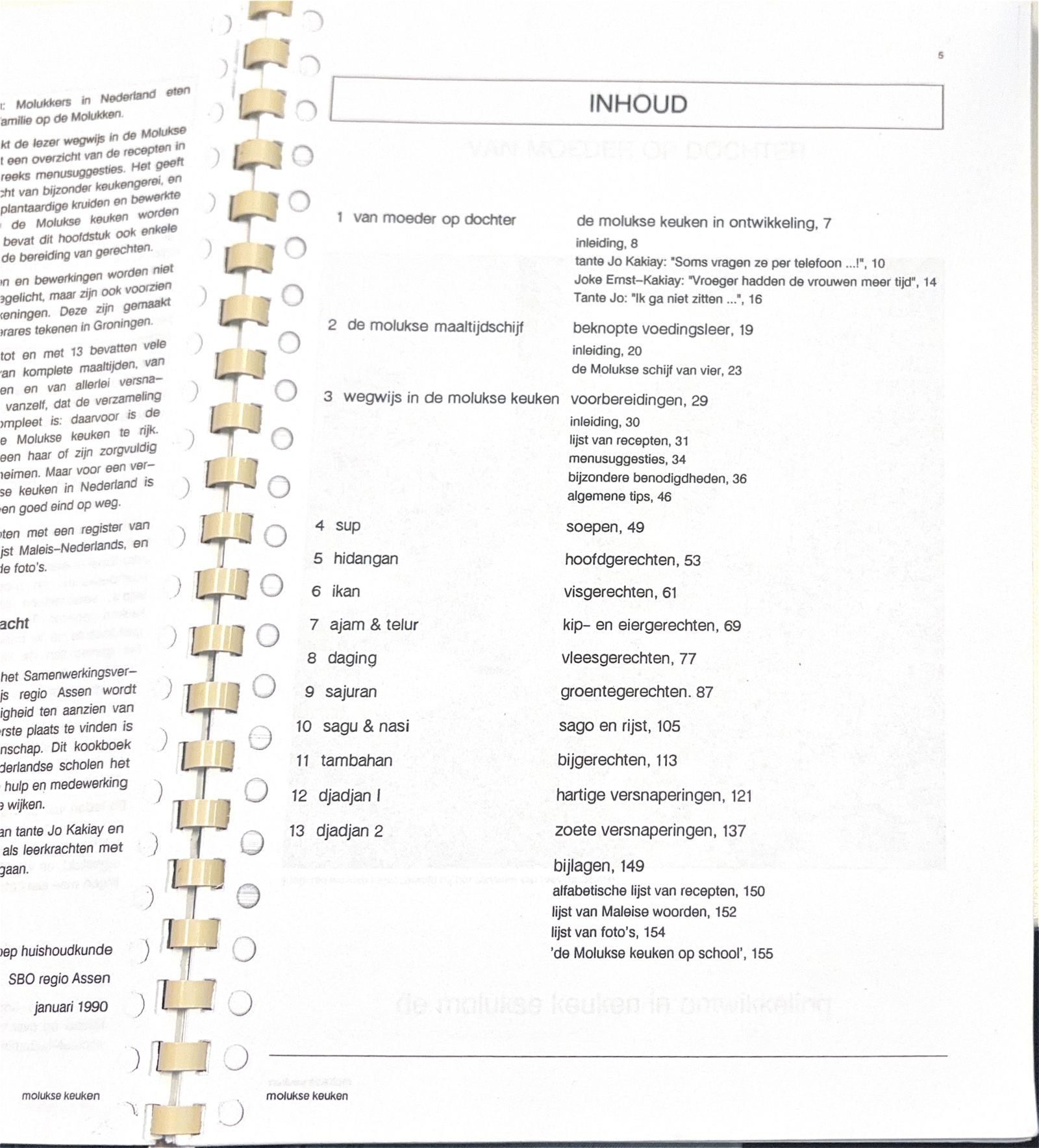 Oorspronkelijke scan uit Een kennismaking met de Molukse keuken