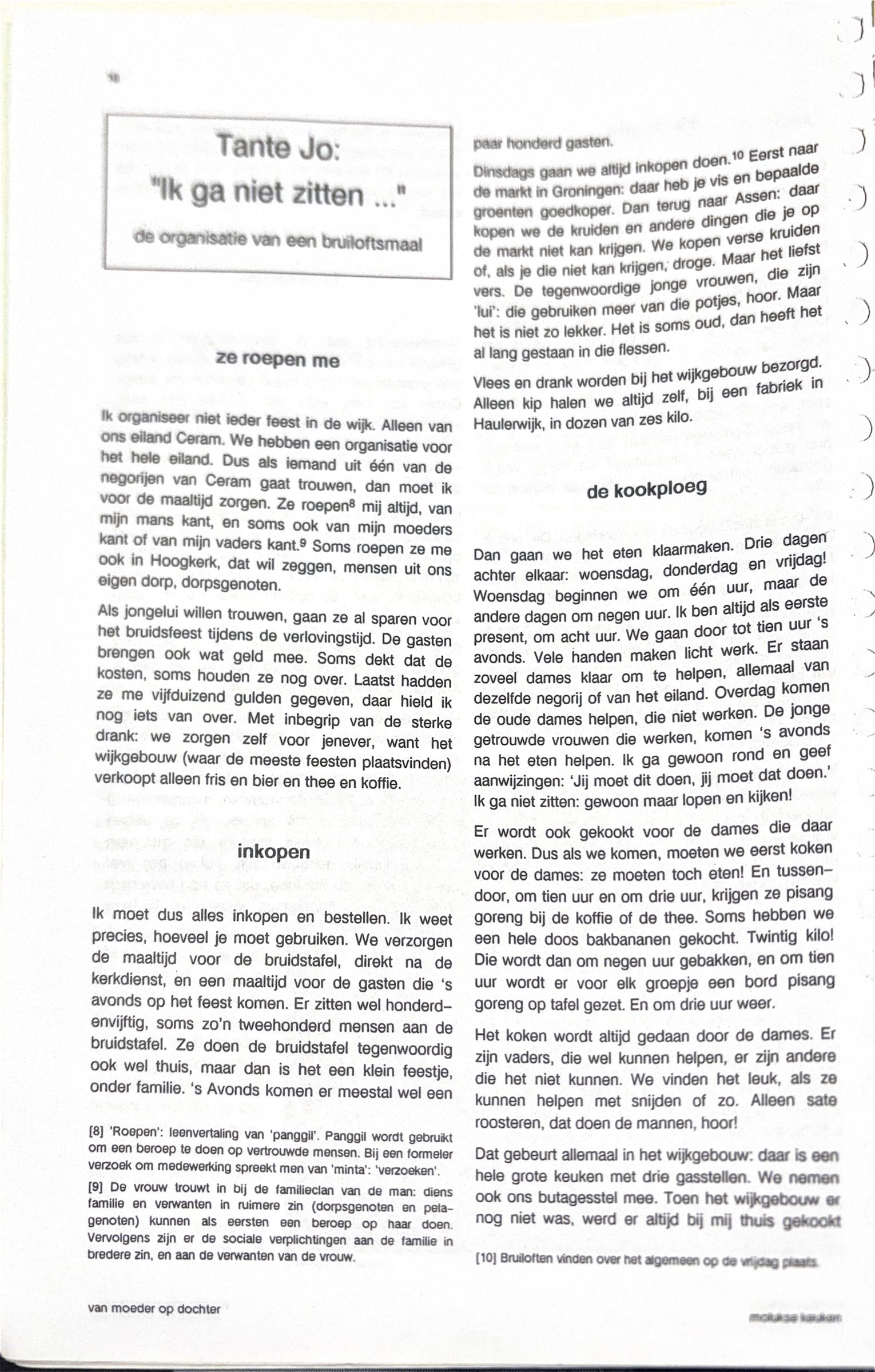 Oorspronkelijke scan uit Een kennismaking met de Molukse keuken