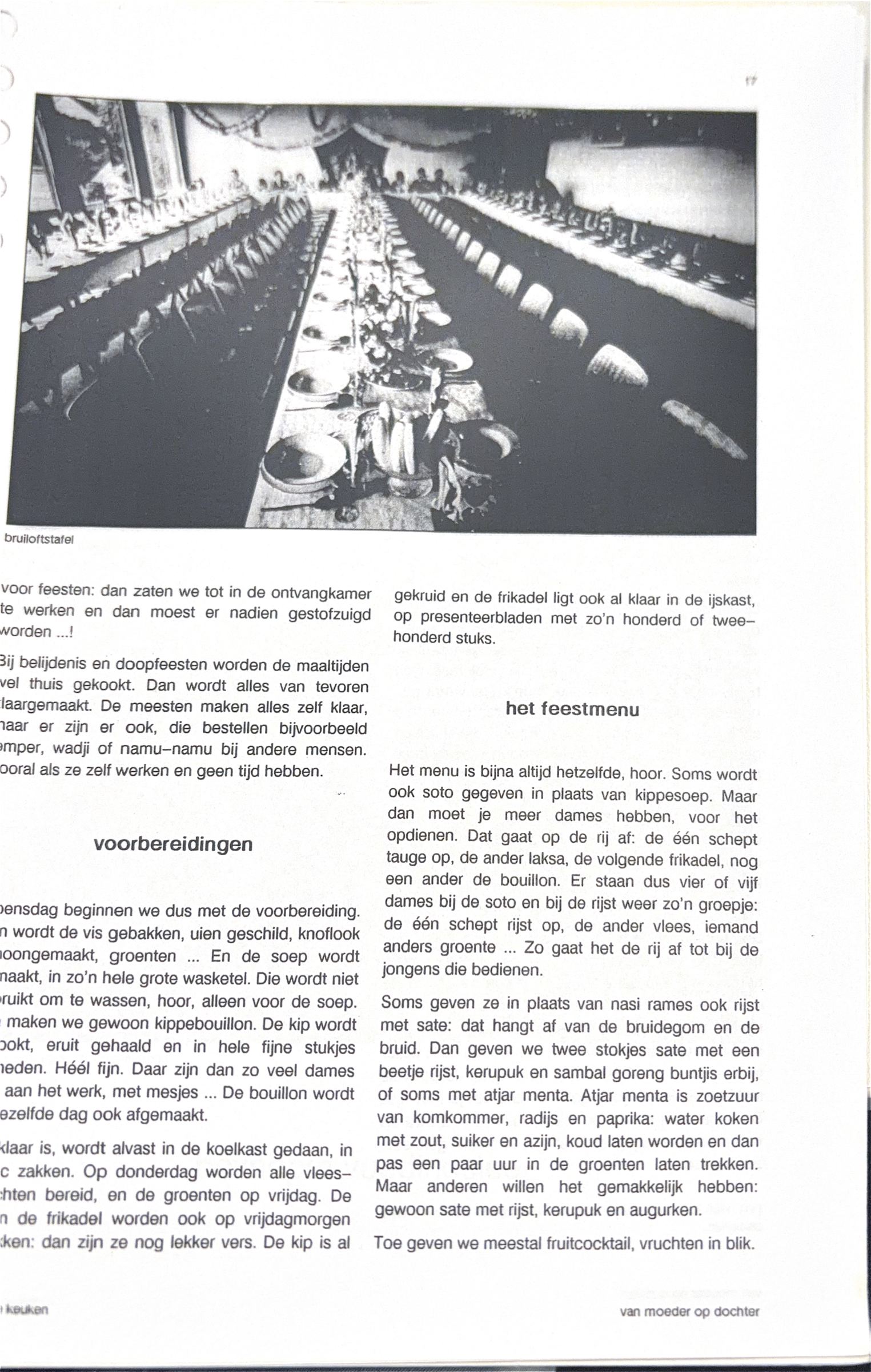 Oorspronkelijke scan uit Een kennismaking met de Molukse keuken