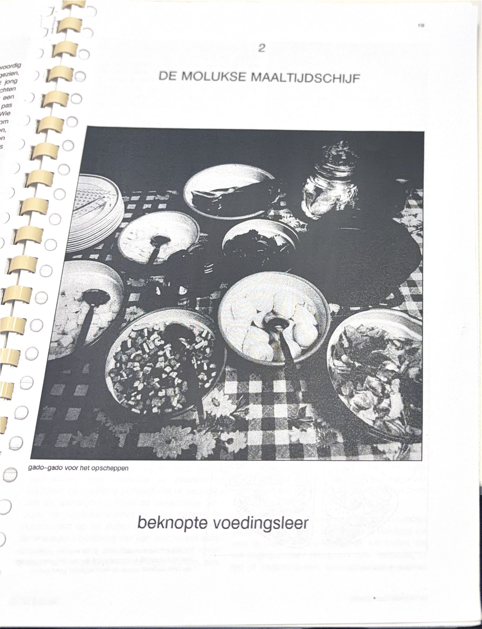 Oorspronkelijke scan uit Een kennismaking met de Molukse keuken