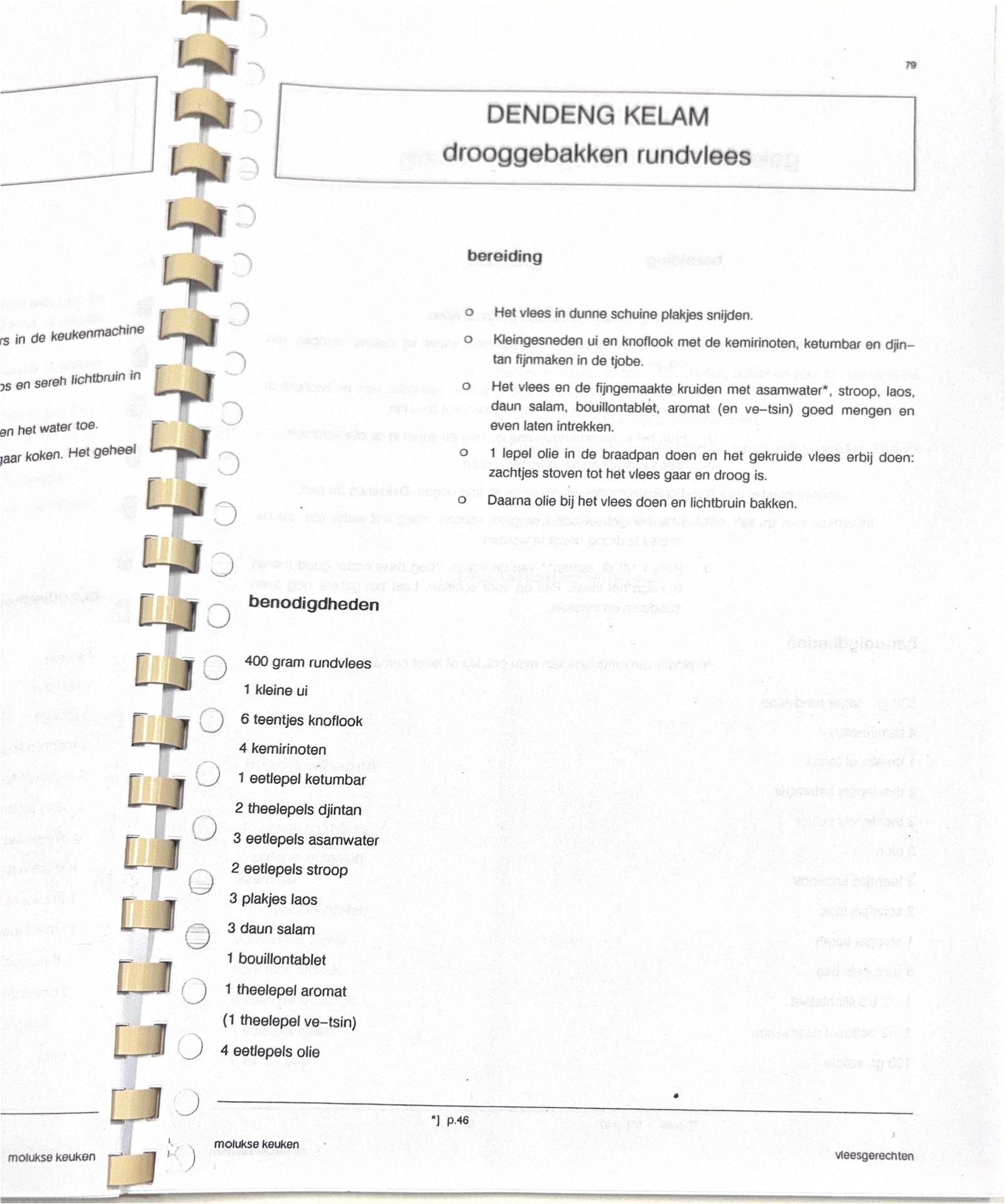 Oorspronkelijke scan uit Een kennismaking met de Molukse keuken