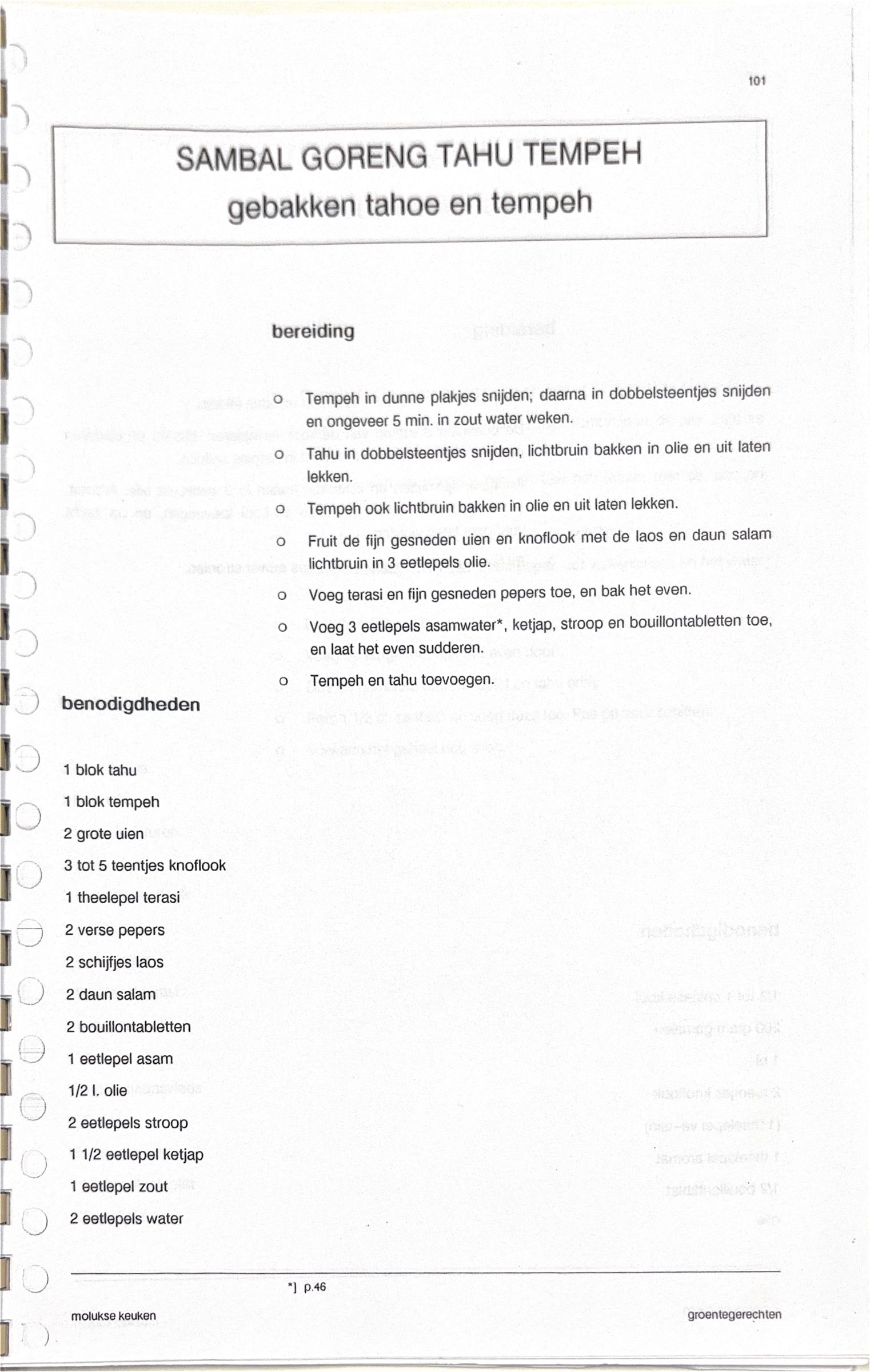Oorspronkelijke scan uit Een kennismaking met de Molukse keuken
