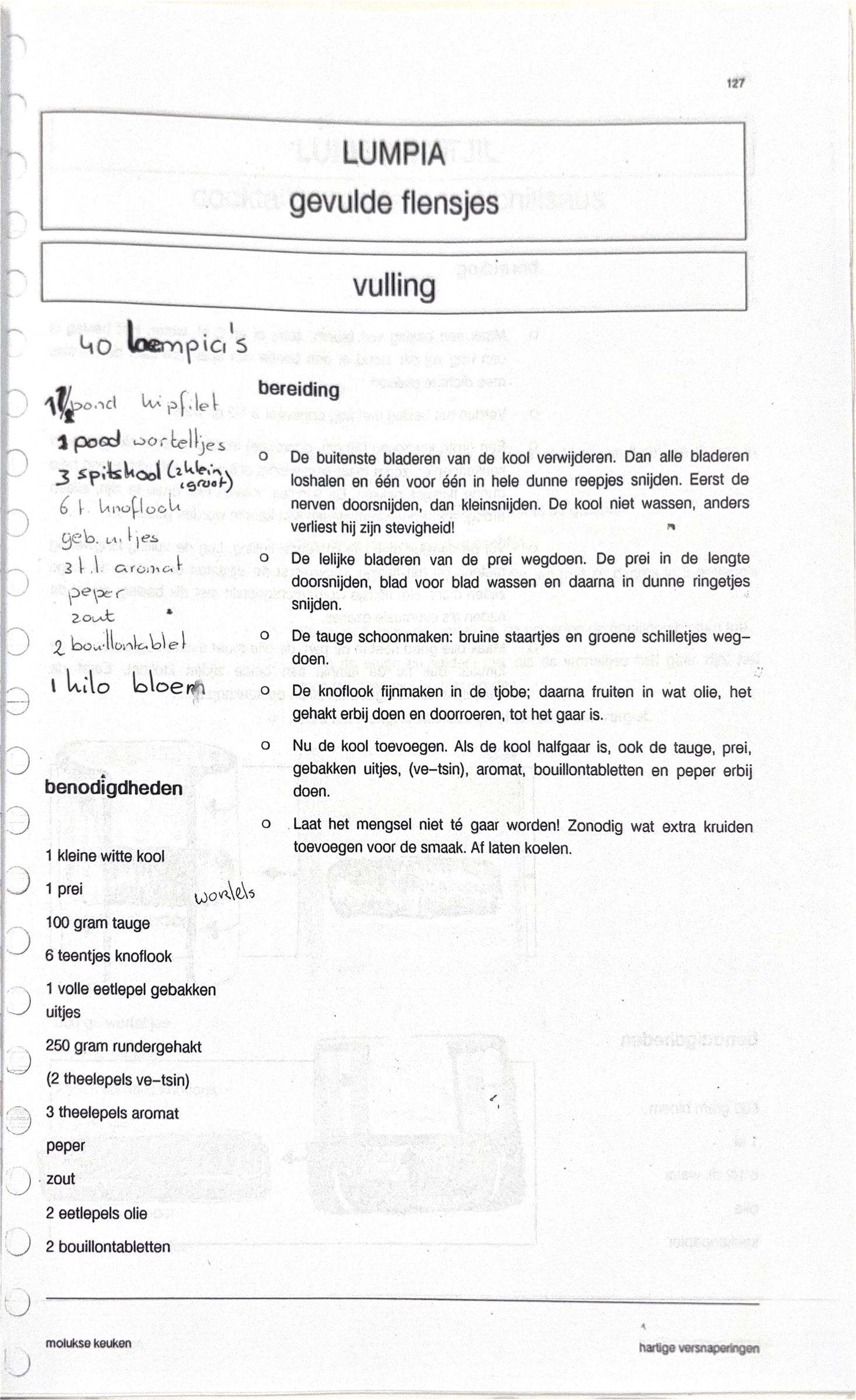 Oorspronkelijke scan uit Een kennismaking met de Molukse keuken
